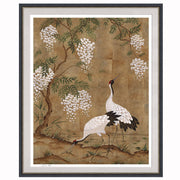 Chinese Painting Cranes and Blossom