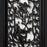 Carved Panel - 'Courage' Black Lacquer