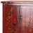 Red and Gold Antique Chinese Shanxi Cabinet