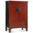 Antique Red Lacquer Wedding Cabinet