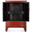 Antique Red Lacquer Wedding Cabinet