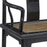 Southern Official's Chair, Black Lacquer