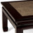 Square Daybed Table, Black Lacquer