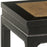 Square Stool, Black Lacquer, Clearance Item