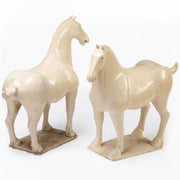 Cream Ceramic Tang Horse
