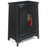 Tapered Cabinet, Black Lacquer