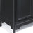 Tapered Cabinet, Black Lacquer