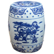 Chinese Blue and White Porcelain Stool