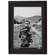 Framed Print - 'Tibetan Girl in Floral Dress'