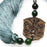 Green Tassel with Double Dragon Symbol