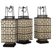 Chinese Lantern, Tall White Rectangular